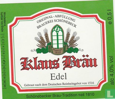 Klaus Bräu Edel