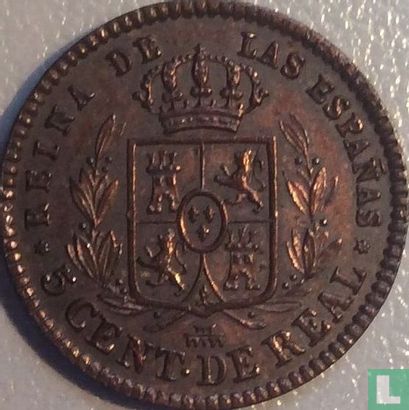 Espagne 5 centimos 1857 - Image 2