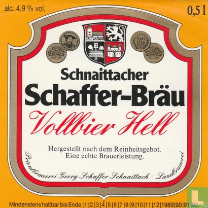 Schaffer-Bräu Vollbier Hell