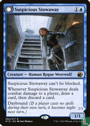 Suspicious Stowaway / Seafaring Werewolf - Image 1