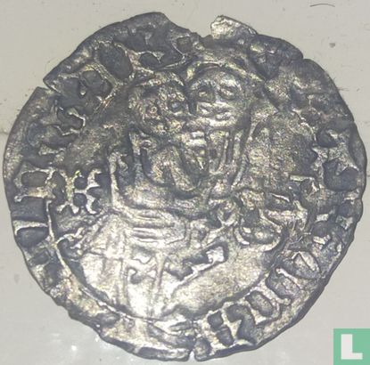 Hongarije 1 denár ND (1468-1470 - K) - Afbeelding 2
