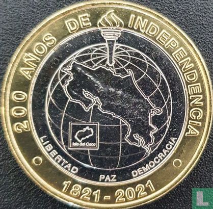 Costa Rica 500 colones 2021 "Bicentenary of Independence" - Image 1
