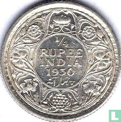 British India ¼ rupee 1930 - Image 1