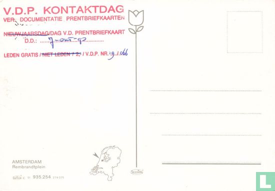 VDP 0019 - V.D.P. KONTAKTDAG Rembrandt Plein Amsterdam - Afbeelding 2