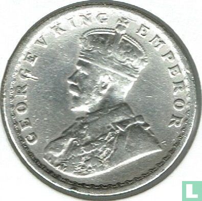 British India ½ rupee 1919 - Image 2