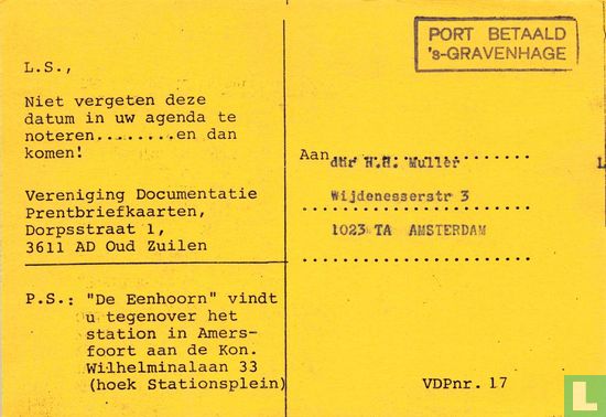 VDP 0017 - VDP Ledenvergadering 12 mei 1990 - Bild 2