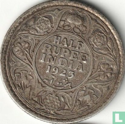 Brits-Indië ½ rupee 1923 (Bombay) - Afbeelding 1