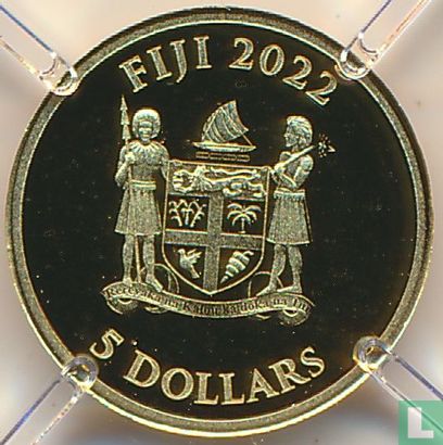 Fidschi 5 Dollar 2022 (PP) "Emperor Constantine the Great" - Bild 1