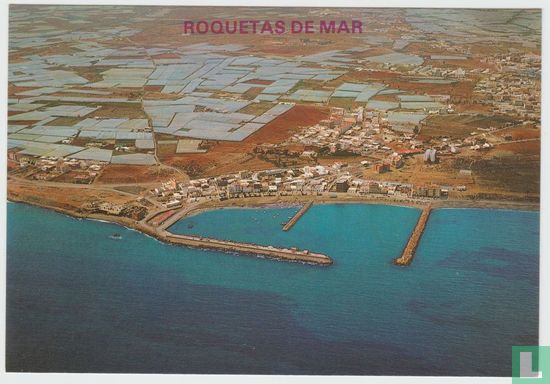 Puerto de Roquetas de Mar port Almería Andalucía Spain Postcard - Image 1