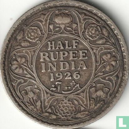 British India ½ rupee 1926 (Bombay) - Image 1
