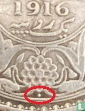 Inde britannique ½ rupee 1916 (Bombay) - Image 3