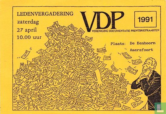 VDP 0023 - VDP Ledenvergadering 27 april 1991 - Afbeelding 1