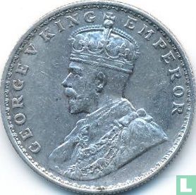 Brits-Indië 1 rupee 1914 (Bombay) - Afbeelding 2