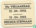 Upper 19 / 19ème Verjaardag Decock Stephaan 1995  - Image 1