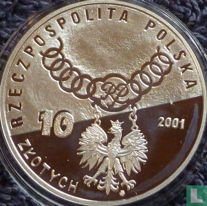 Polen 10 zlotych 2001 (PROOF) "15th anniversary Constitutional Court" - Afbeelding 1