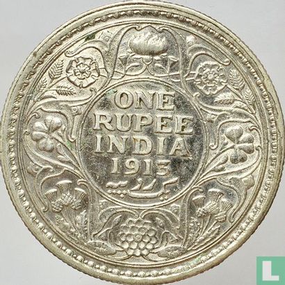 Brits-Indië 1 rupee 1913 (Calcutta) - Afbeelding 1