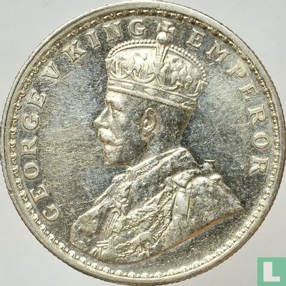 Inde britannique 1 rupee 1913 (Calcutta) - Image 2
