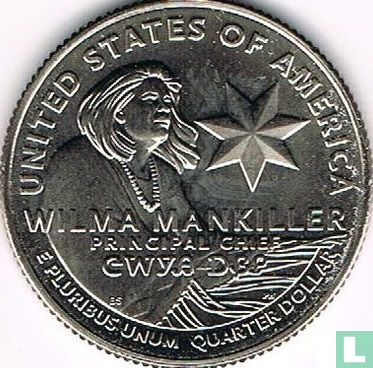 Verenigde Staten ¼ dollar 2022 (D) "Wilma Mankiller" - Afbeelding 2