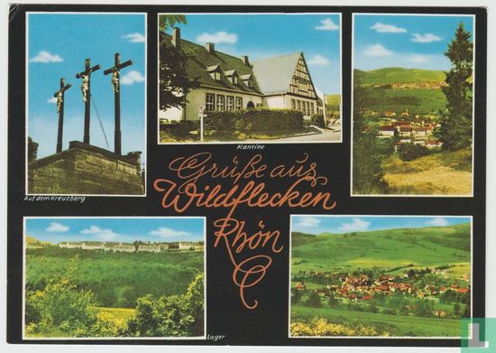 Wildflecken Rhön - Kantine Söhner - Cross - Bad Kissingen - Bavaria - Germany - Postcard - Bild 1