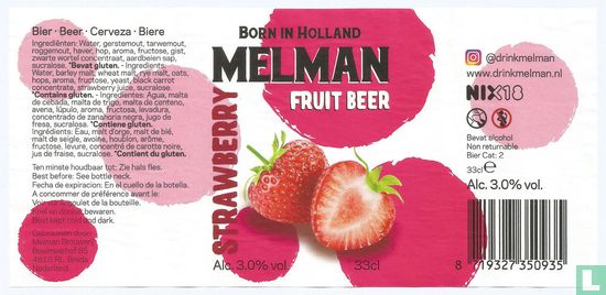 Melman Fruit Beer Strawberry