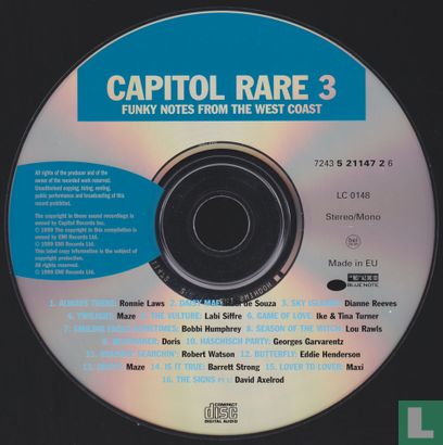 Capitol Rare 3: Funky Notes from the West Coast - Afbeelding 3