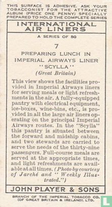 Preparing lunch in Imperial Airways Liner "Scylla" - Bild 2
