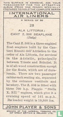 Ala Littoria : CANT Z.506 Seaplane - Image 2