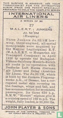 M.A.L.E.R.T. (Hungarian Air Transport Company) : Junkers Ju.52/3M - Image 2