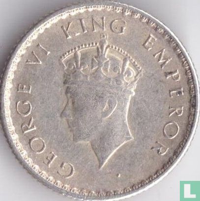 British India ¼ rupee 1939 (Bombay) - Image 2