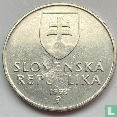 Slovakia 2 koruny 1993 (misstrike) - Image 1