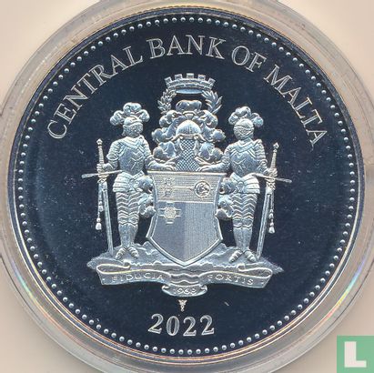 Malta 10 euro 2022 (PROOFLIKE) "70th anniversary Accession of Queen Elizabeth II" - Afbeelding 1