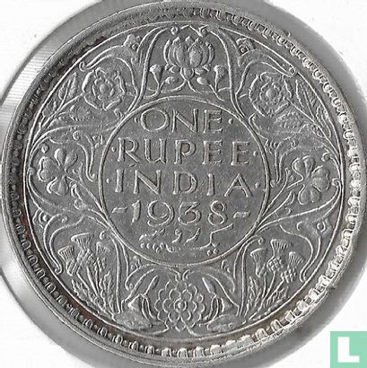 Brits-Indië 1 rupee 1938 - Afbeelding 1