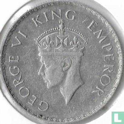 Brits-Indië 1 rupee 1938 - Afbeelding 2