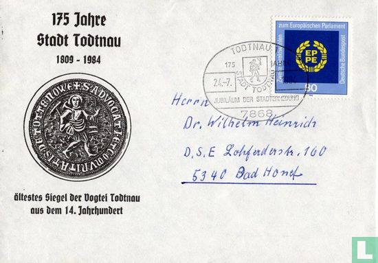 175 ans Stadt Todtnau 1809-1984