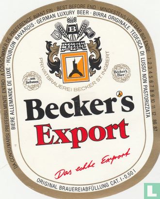 Becker's Export