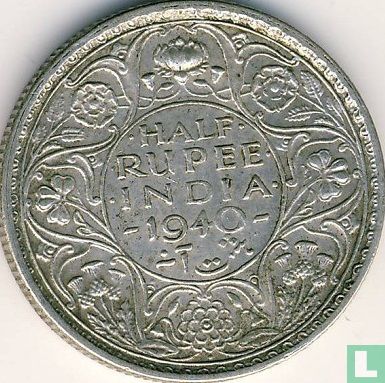 British India ½ rupee 1940 (Bombay) - Image 1