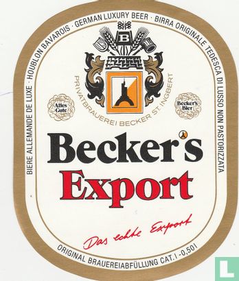 Becker's Export
