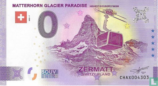 CHAX-07b Le paradis du glacier du Cervin Le plus haut d'Europe 3.883 m - Image 1