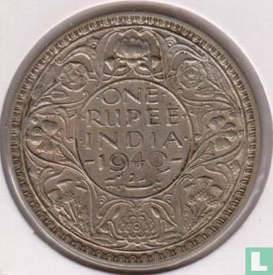 British India 1 rupee 1940 - Image 1