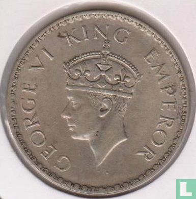 Brits-Indië 1 rupee 1940 - Afbeelding 2