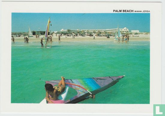 Palm Beach - Jerba Tunisia Postcard - Afbeelding 1