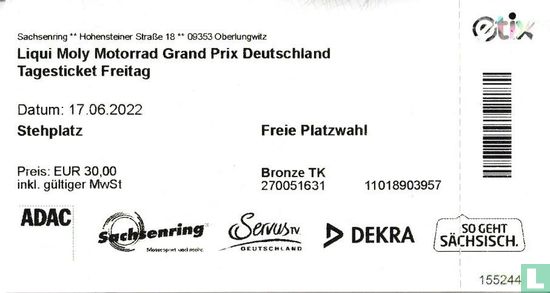 Grand Prix Duitsland MotoGP 2022, Vrijdag - Bild 1