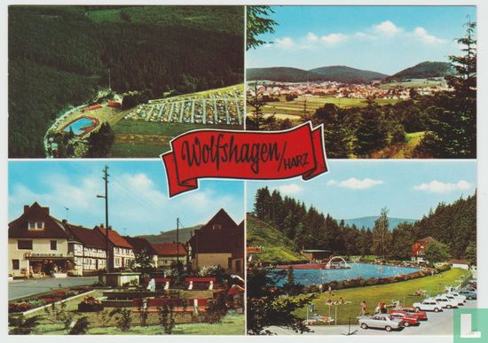 Wolfshagen Harz Langelsheim Lower Saxony Germany Postcard - Afbeelding 1