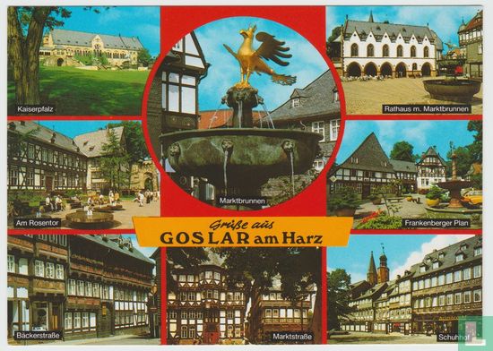 Goslar am Harz Lower Saxony Germany Postcard - Afbeelding 1