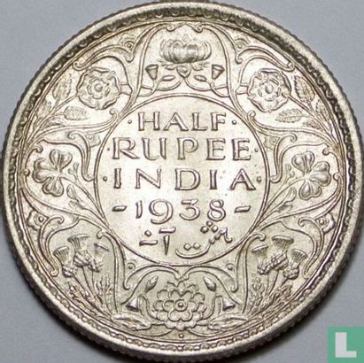 Britisch-Indien ½ Rupee 1938 - Bild 1