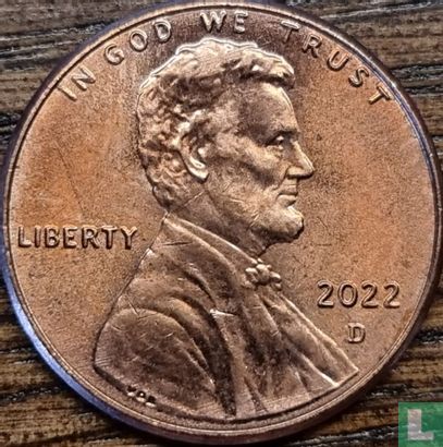 Verenigde Staten 1 cent 2022 (D) - Afbeelding 1