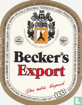 Becker's Export