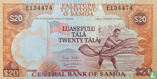 Samoa 20 Tala - Image 1