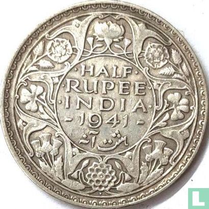Brits-Indië ½ rupee 1941 - Afbeelding 1