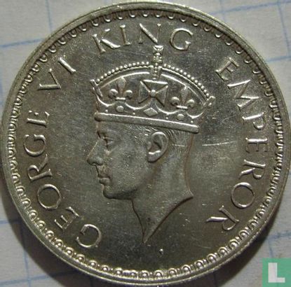 Brits-Indië ½ rupee 1942 (type 1) - Afbeelding 2